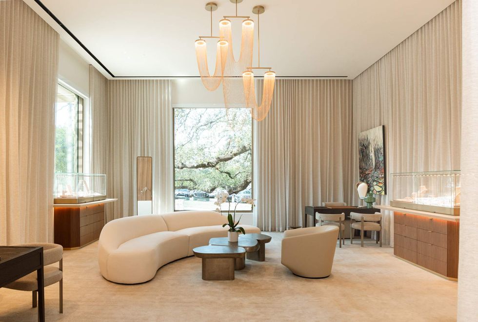 The Jewel House, Korman, Austin jeweler new flagship store interior