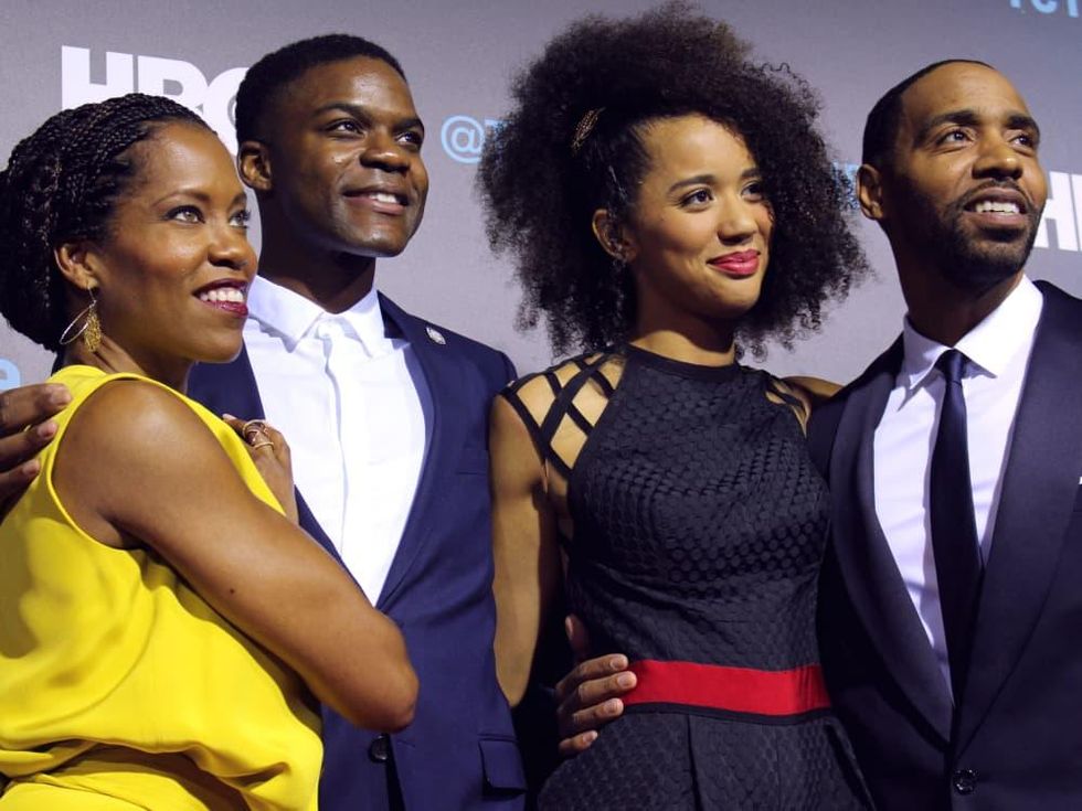 The Leftovers HBO Season 2 red carpet premiere Regina King Jovan Adepo Jasmin Savoy Brown Kevin Carroll October 2015