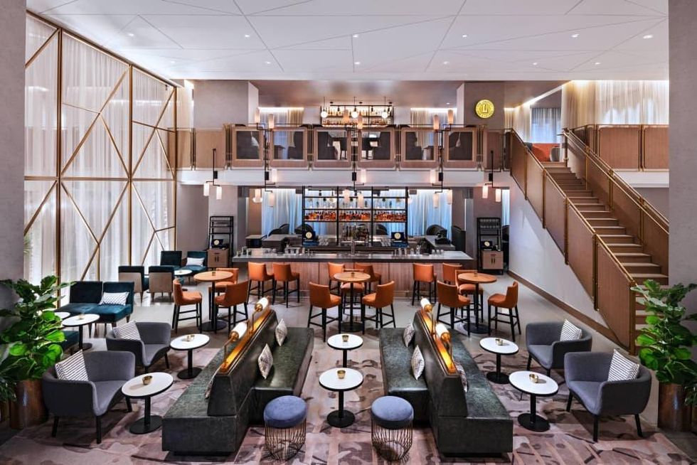 The Lobbyist bar at Austin Marriott Downtown