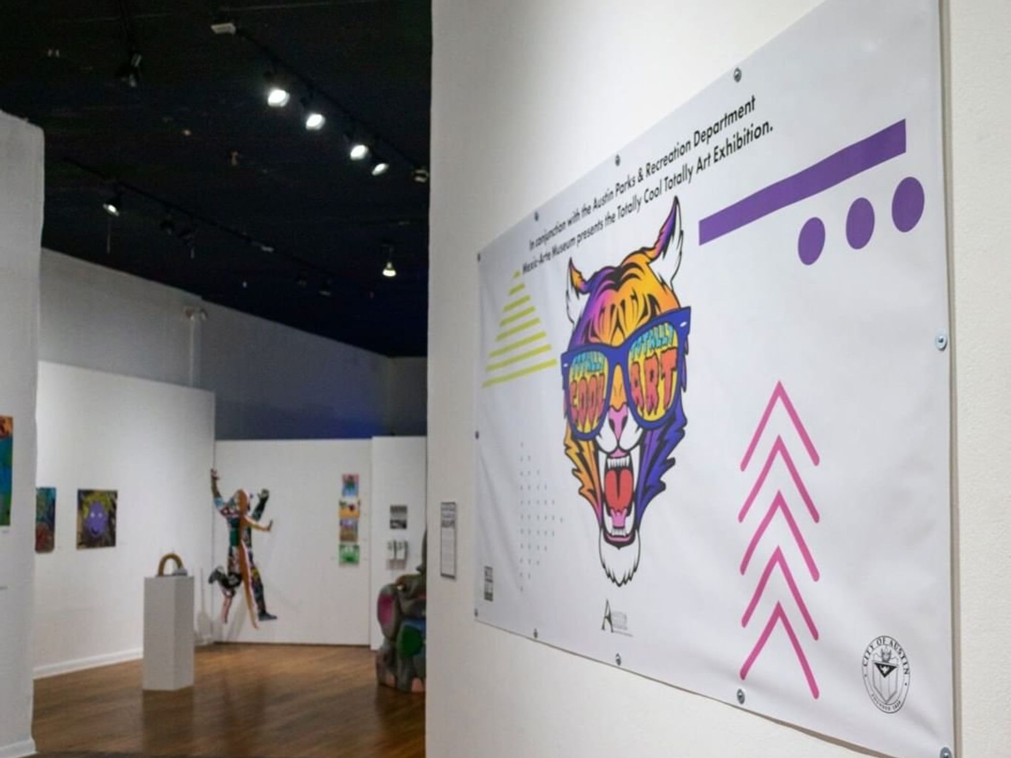 The Mexic-Arte Museum Totally Cool Totally Art exhibit