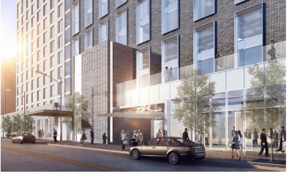 The Otis Hotel rendering