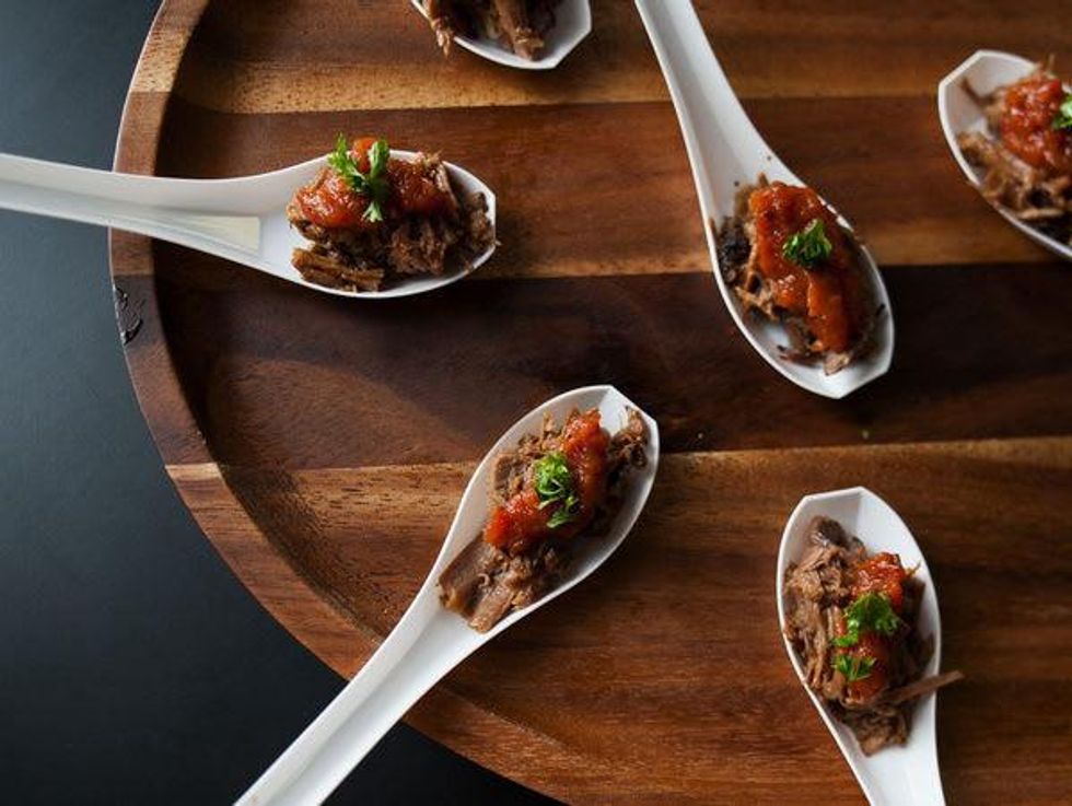 The Peached Tortilla Brisket Bites