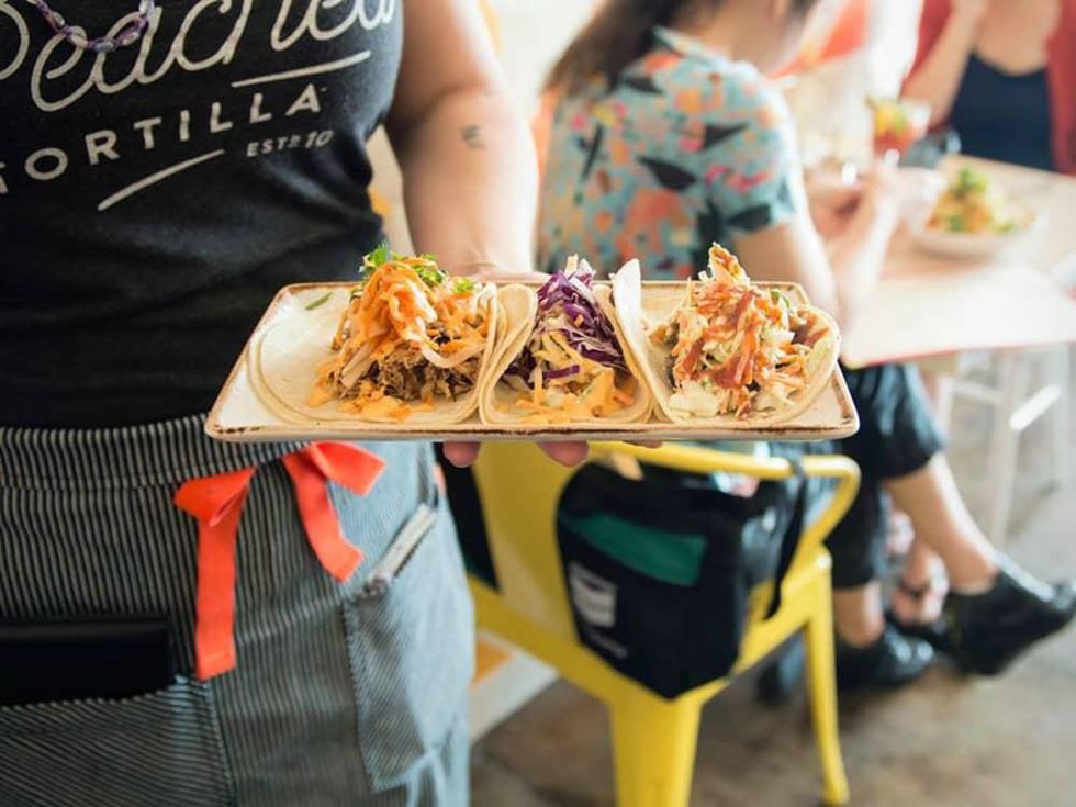 The Peached Tortilla tacos Burnet Road Austin restaurant