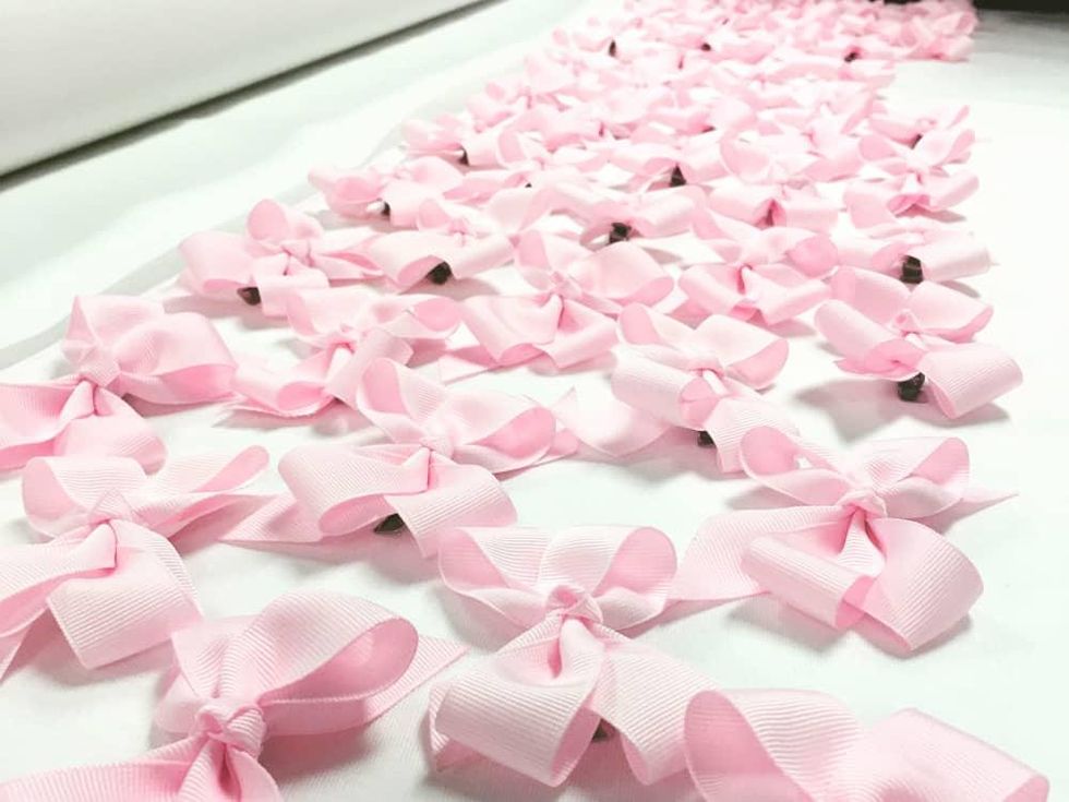 "The Pink Bow Project" opening reception