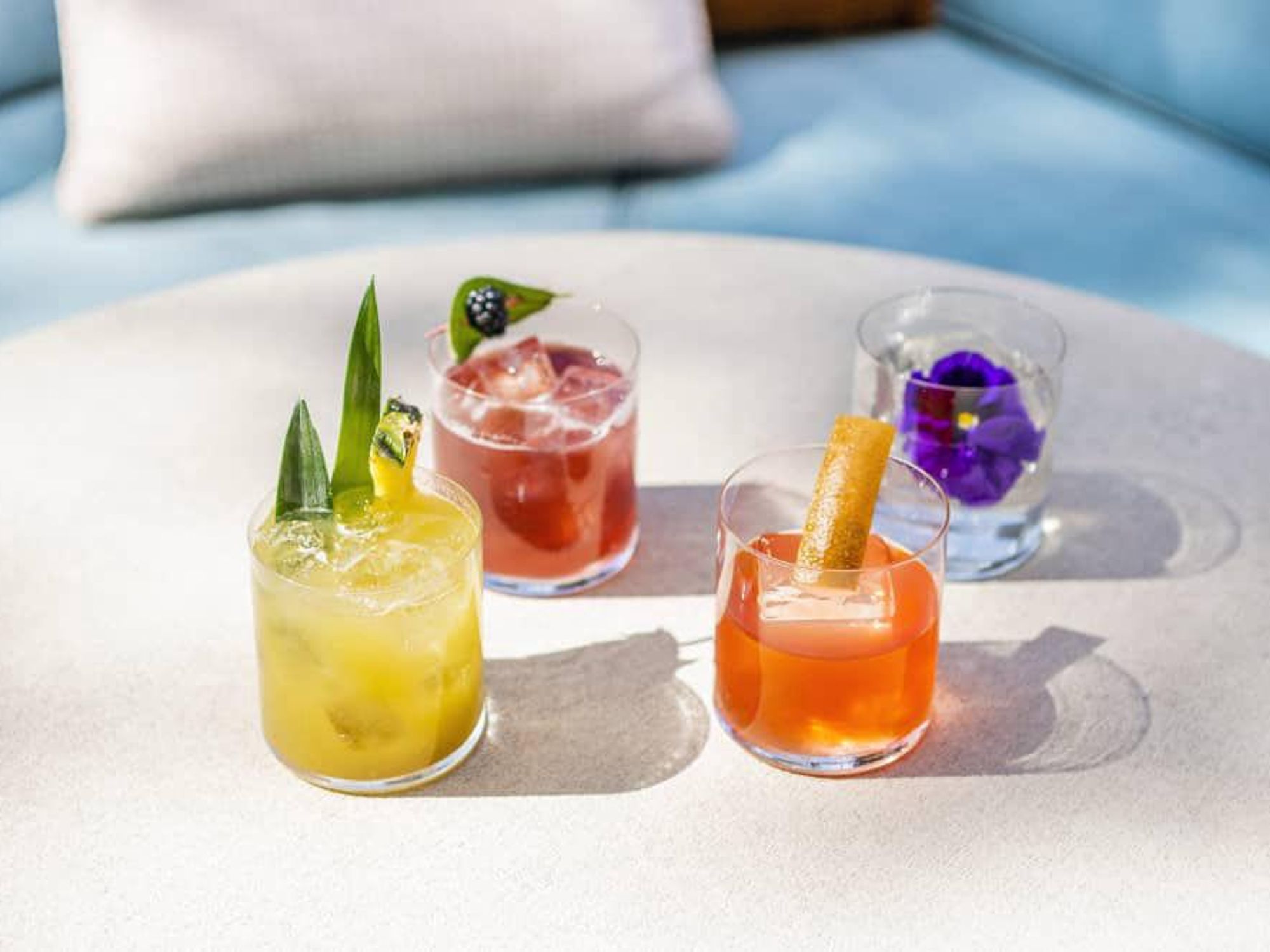 The poolside bar's menu will feature refreshing cocktails, perfect for a Texas afternoon.