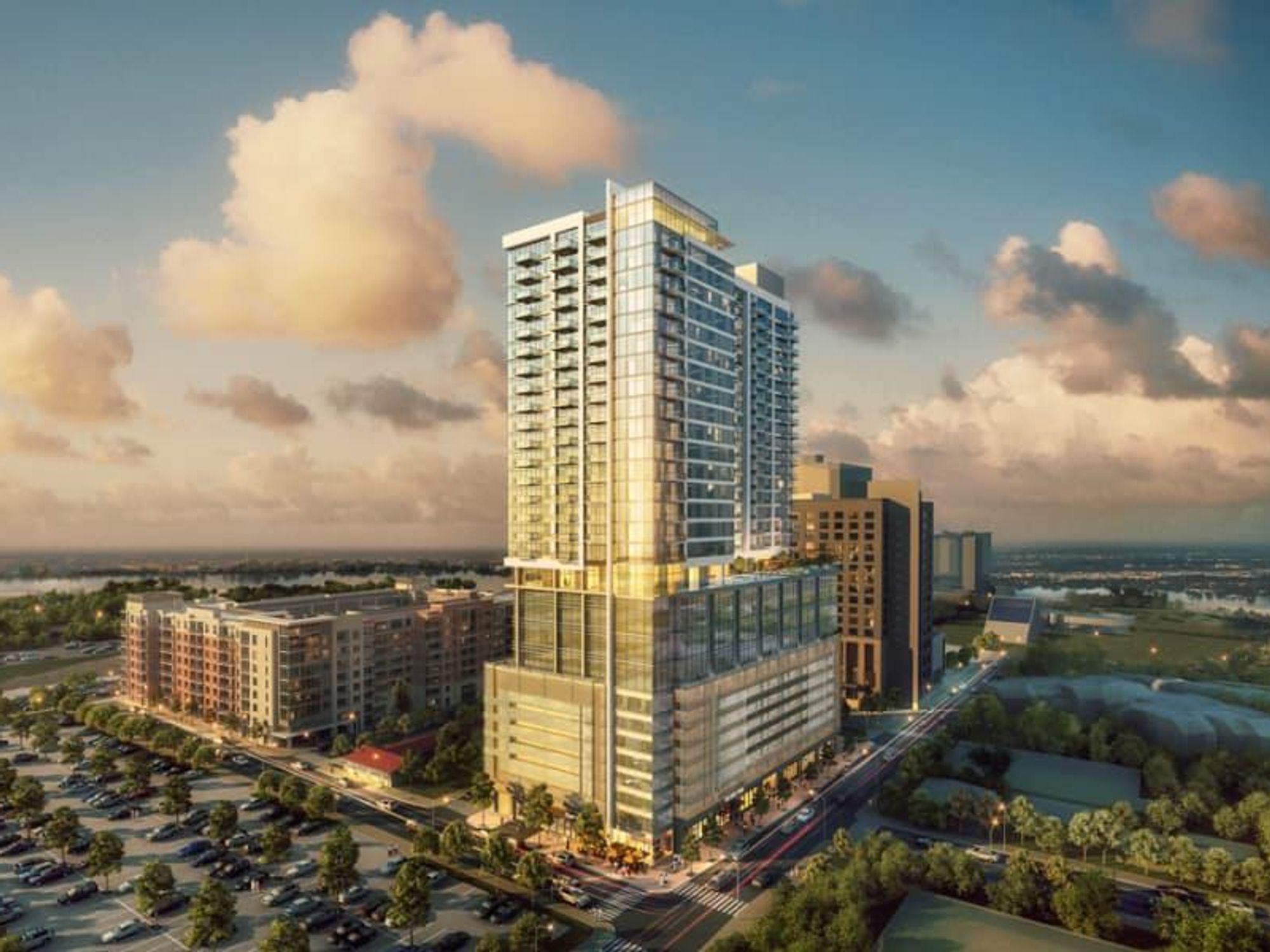 The Quincy high-rise rendering rainey street