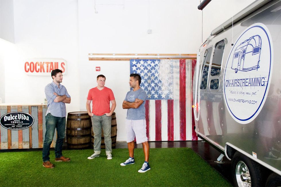 The recording studio of On-Airstreaming