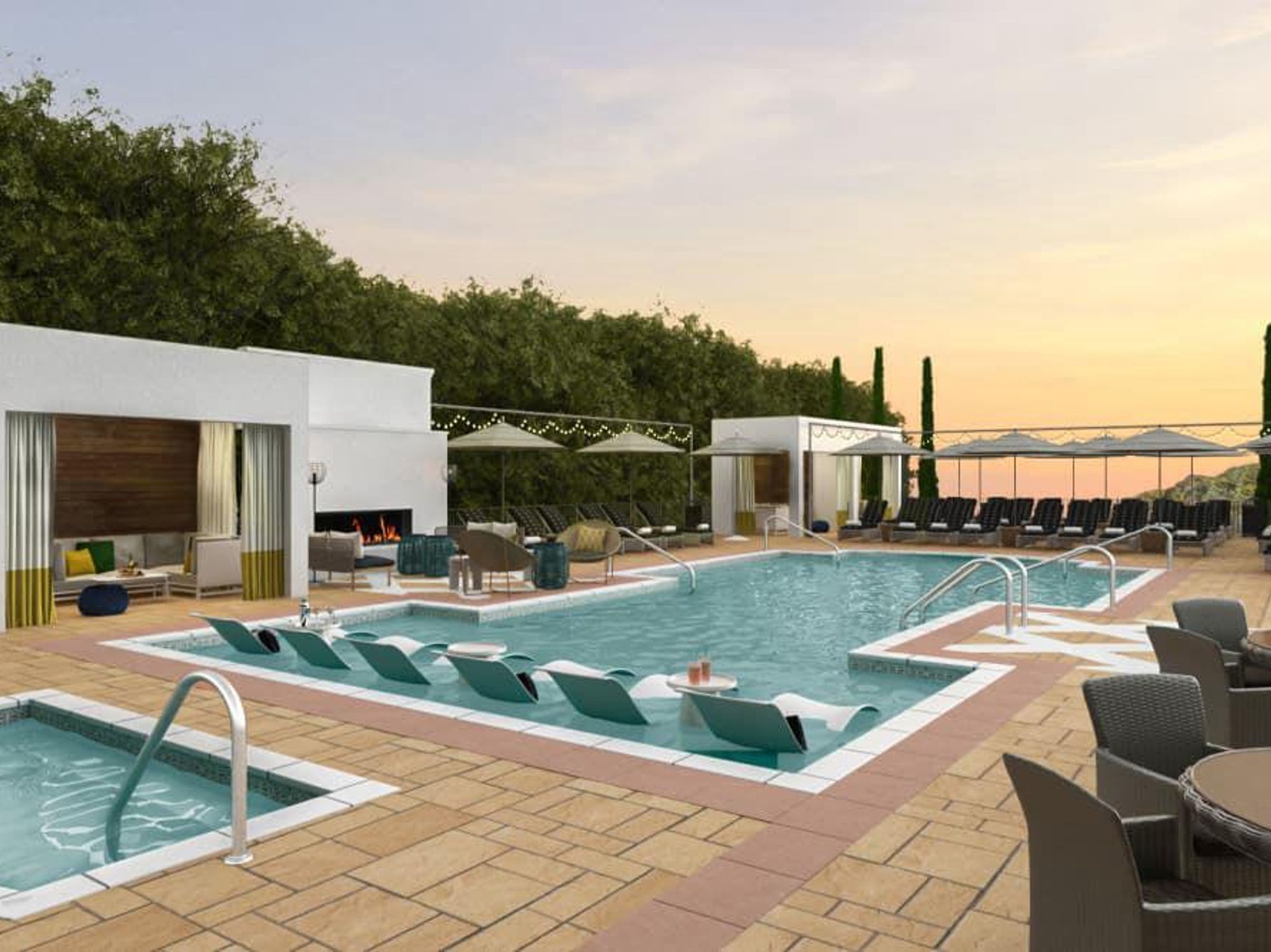 The renovations will also focus on the pool deck.