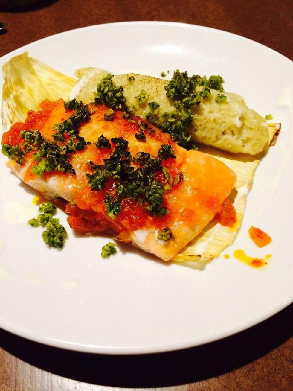 The salmon plate offered at The Hightower