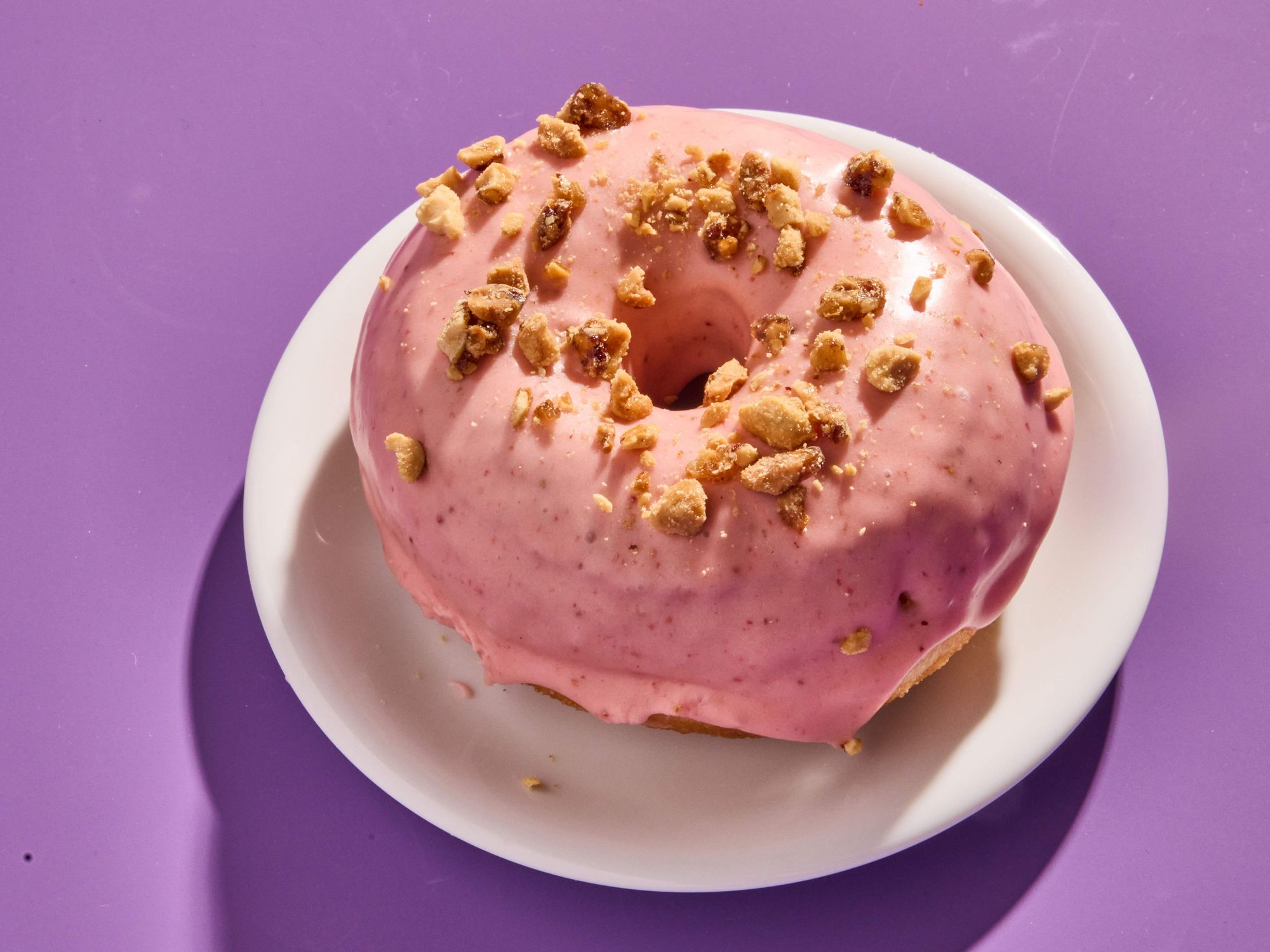 The Salty vegan PBJ donut