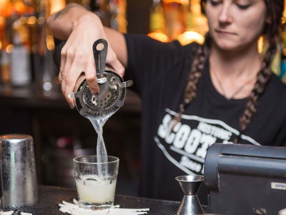 The Scoot Inn venue bar East Austin renovations 2016 bartender