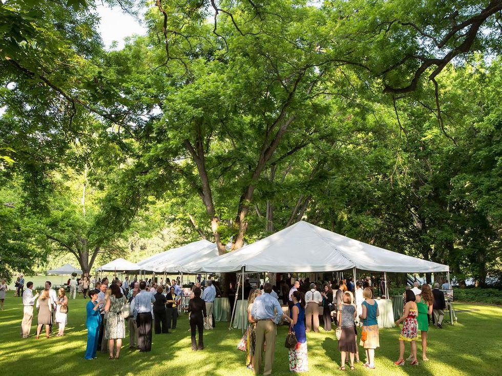 The tent at the Colorado River Alliance 12th Annual Cocktails on the Colorado Gala