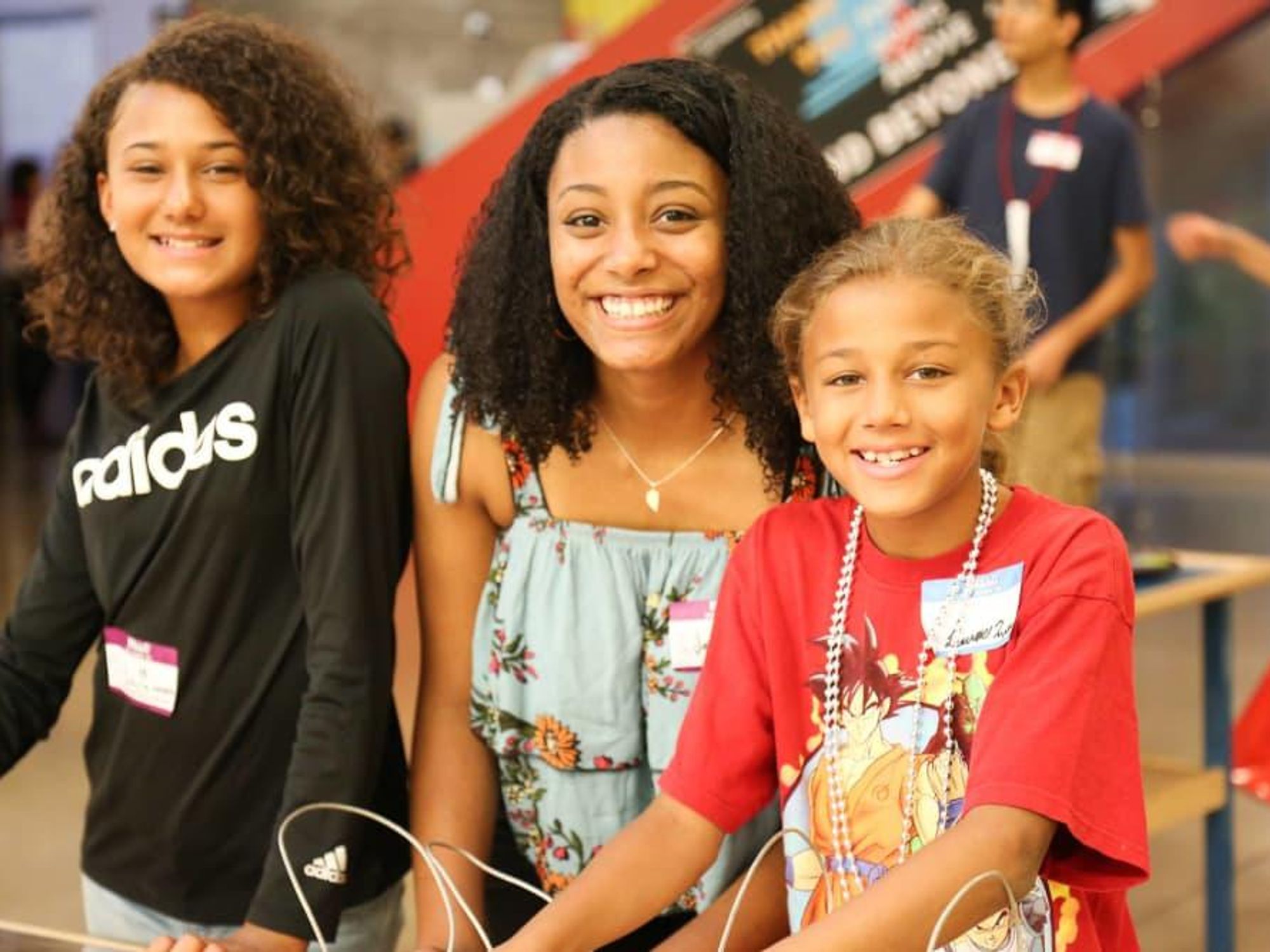 The Thinkery mom and kids