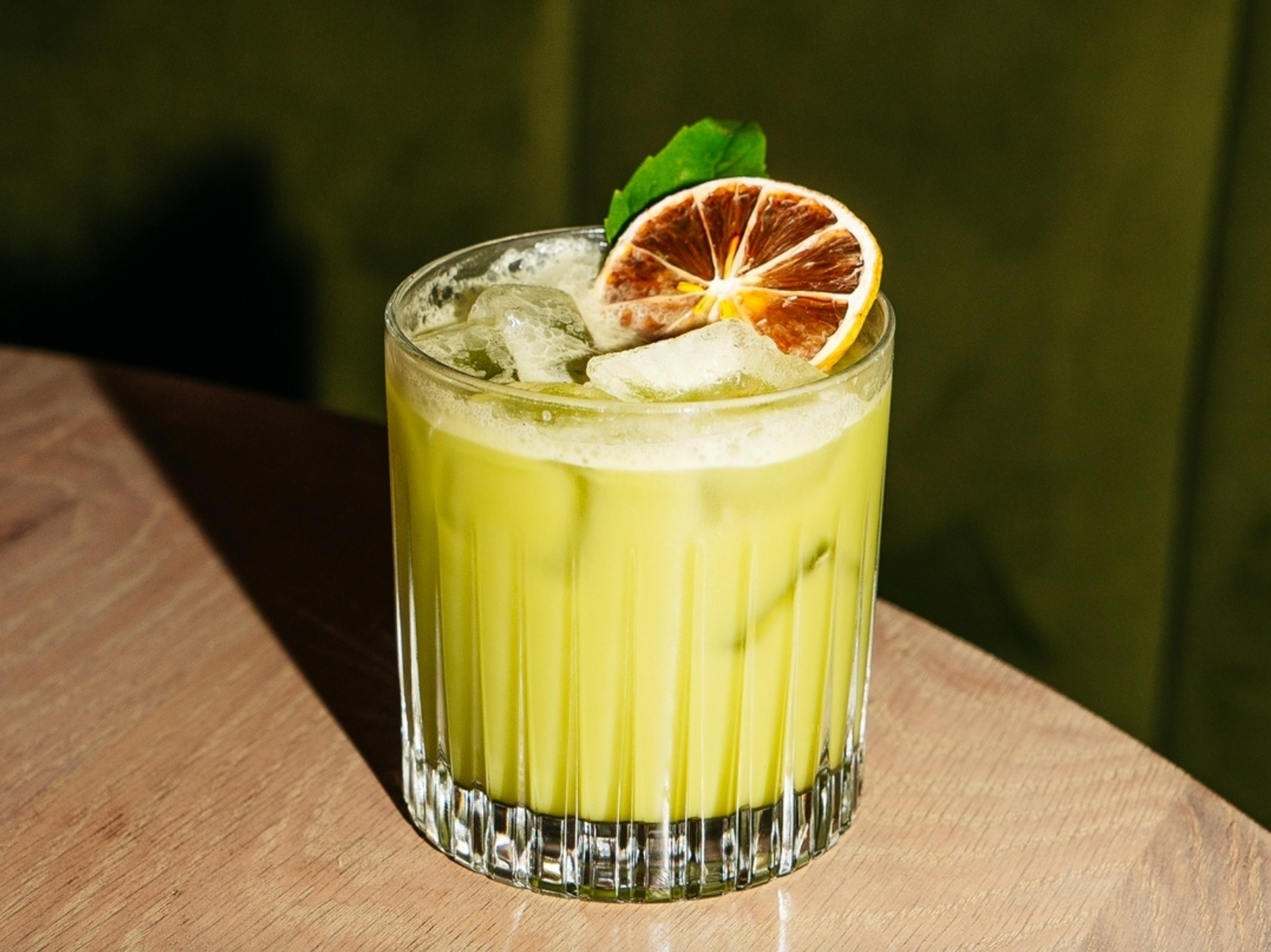 The Well matcha mocktail