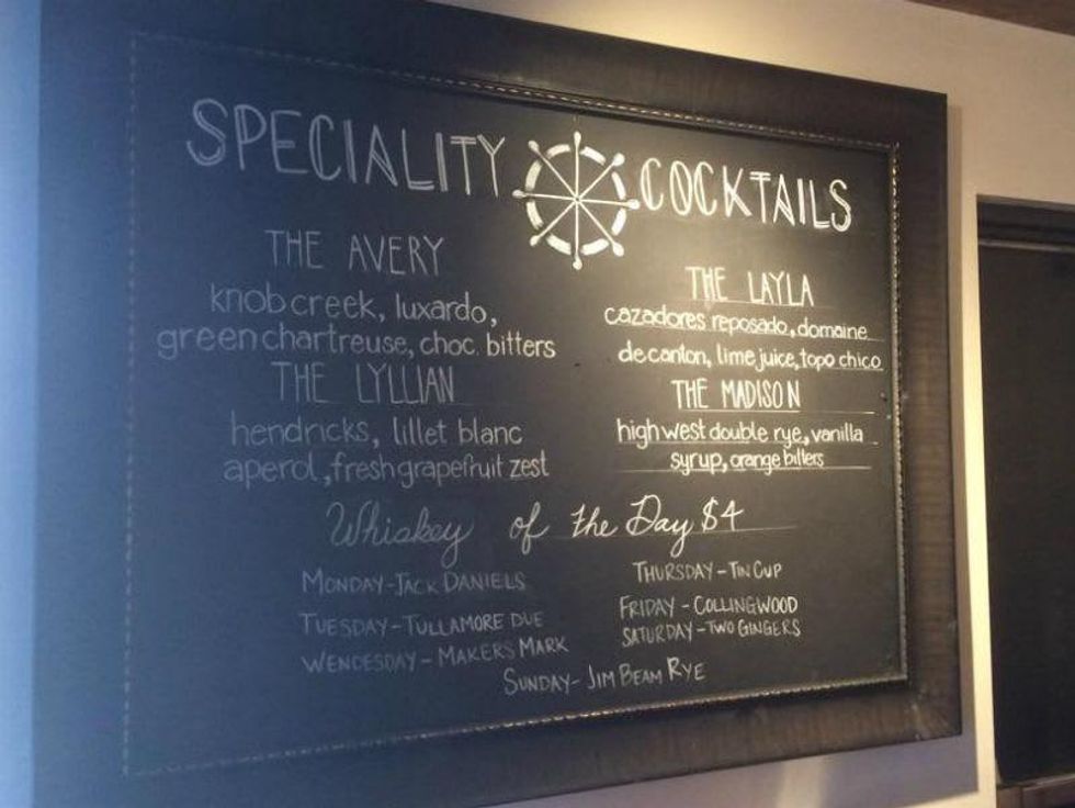 The Wheel_bicycle bar_cocktail menu_February 2015