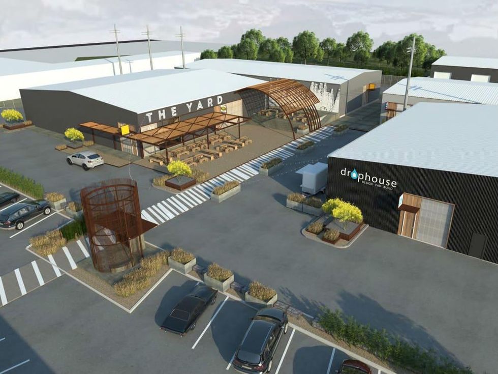 The Yard aerial view