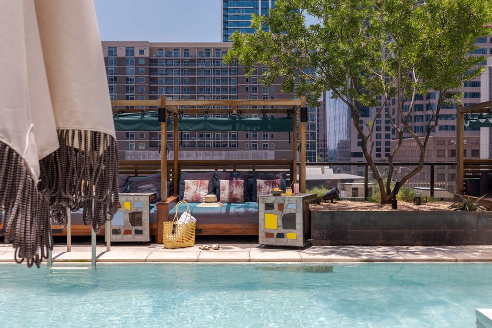 Thompson Austin pool at Arriba Abajo