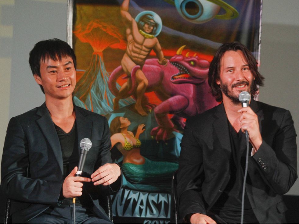 Tiger Chen and Keanu Reeves q&a at Man of Tai Chi at Fantastic Fest