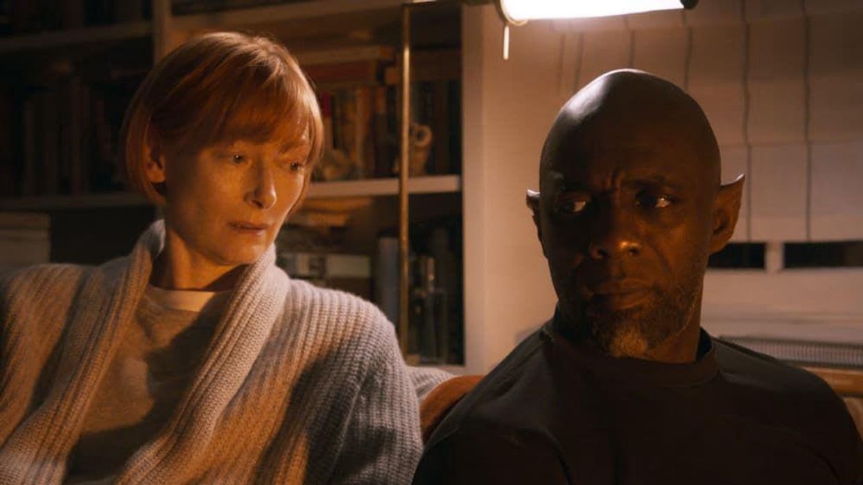 Tilda Swinton and Idris Elba in Three Thousand Years of Longing