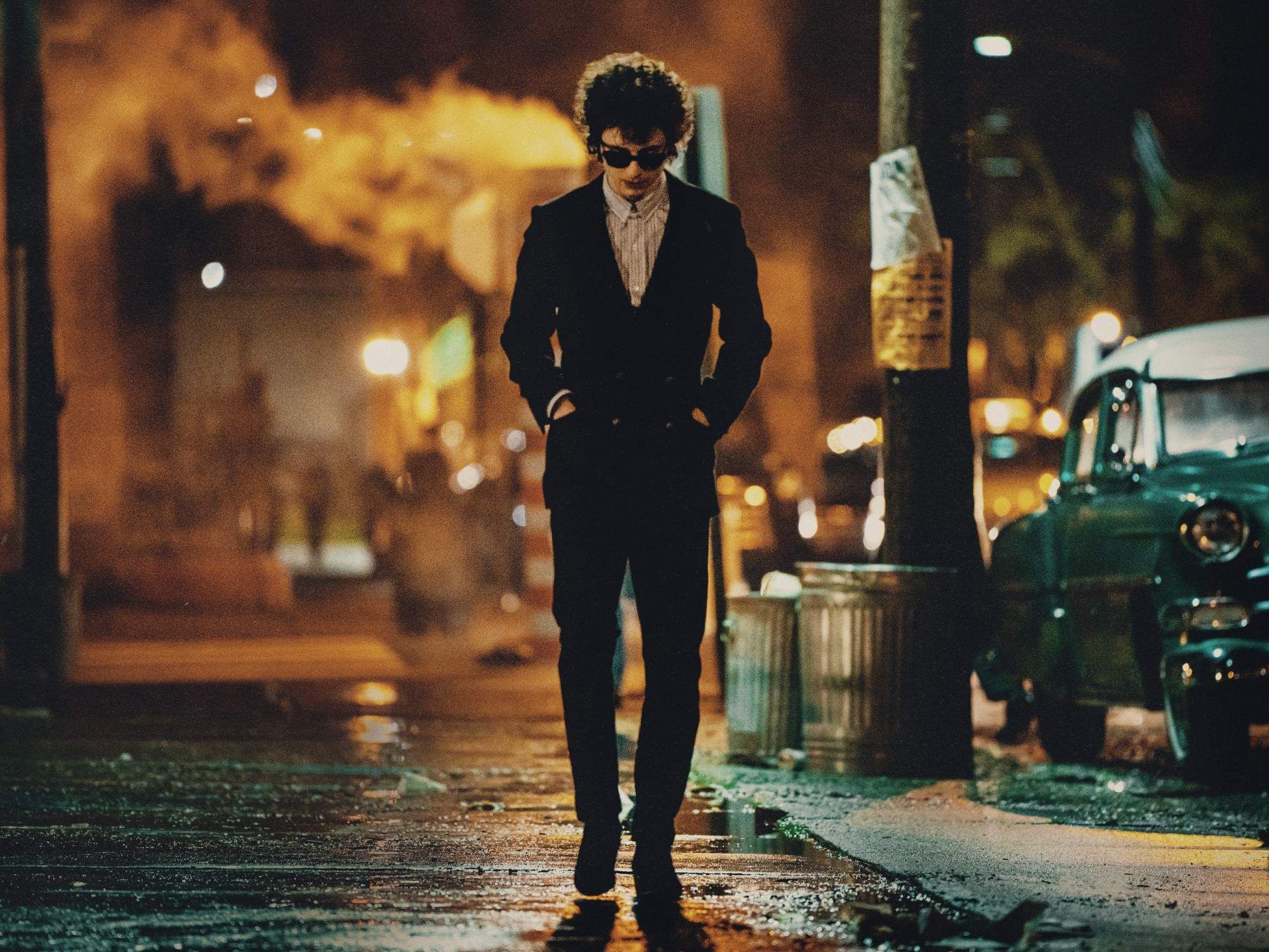 Timothée Chalamet in A Complete Unknown