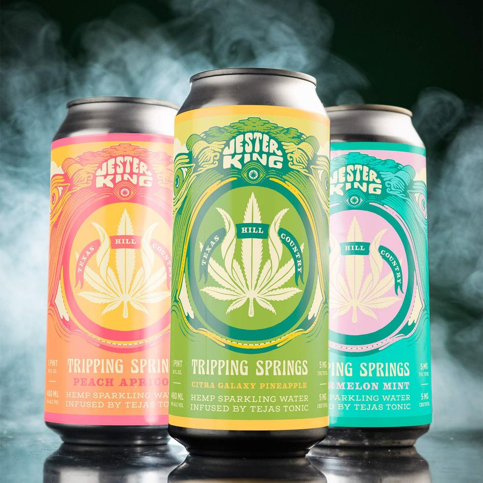 Tipping Springs Hemp Sparkling Water by Jester King x Tejas Tonic