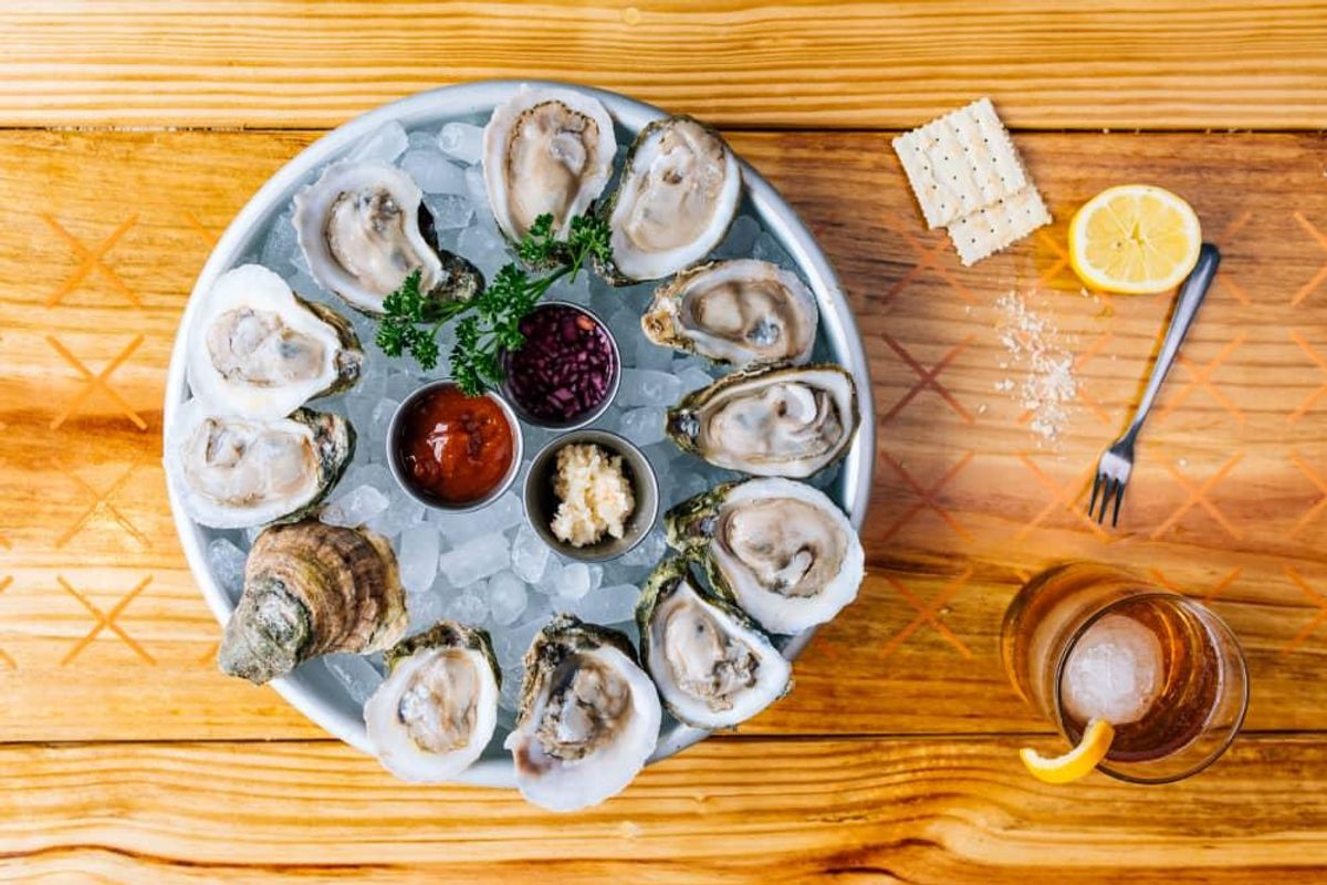 TLC's fresh raw oysters. CultureMap Austin