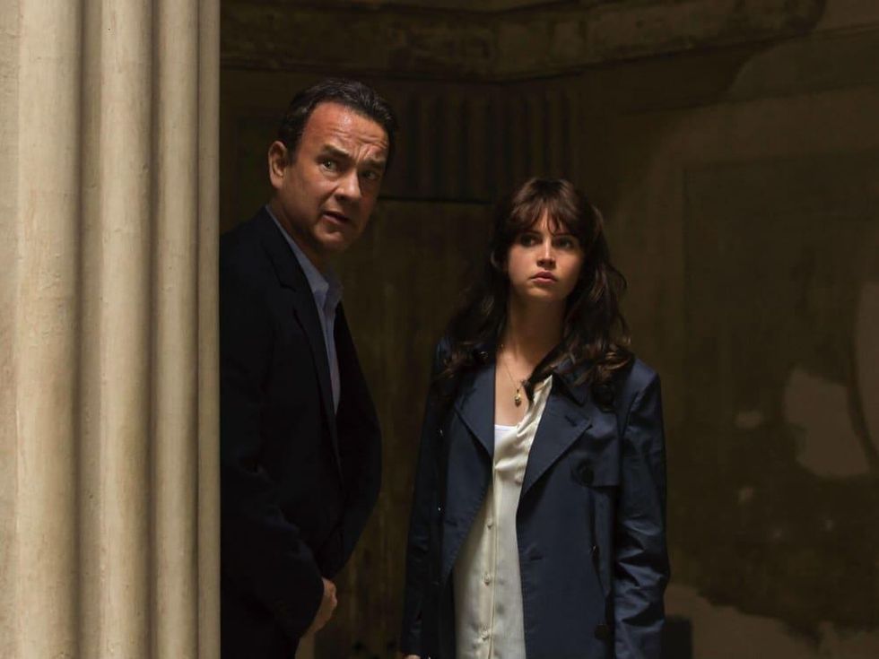 Tom Hanks and Felicity Jones in Inferno