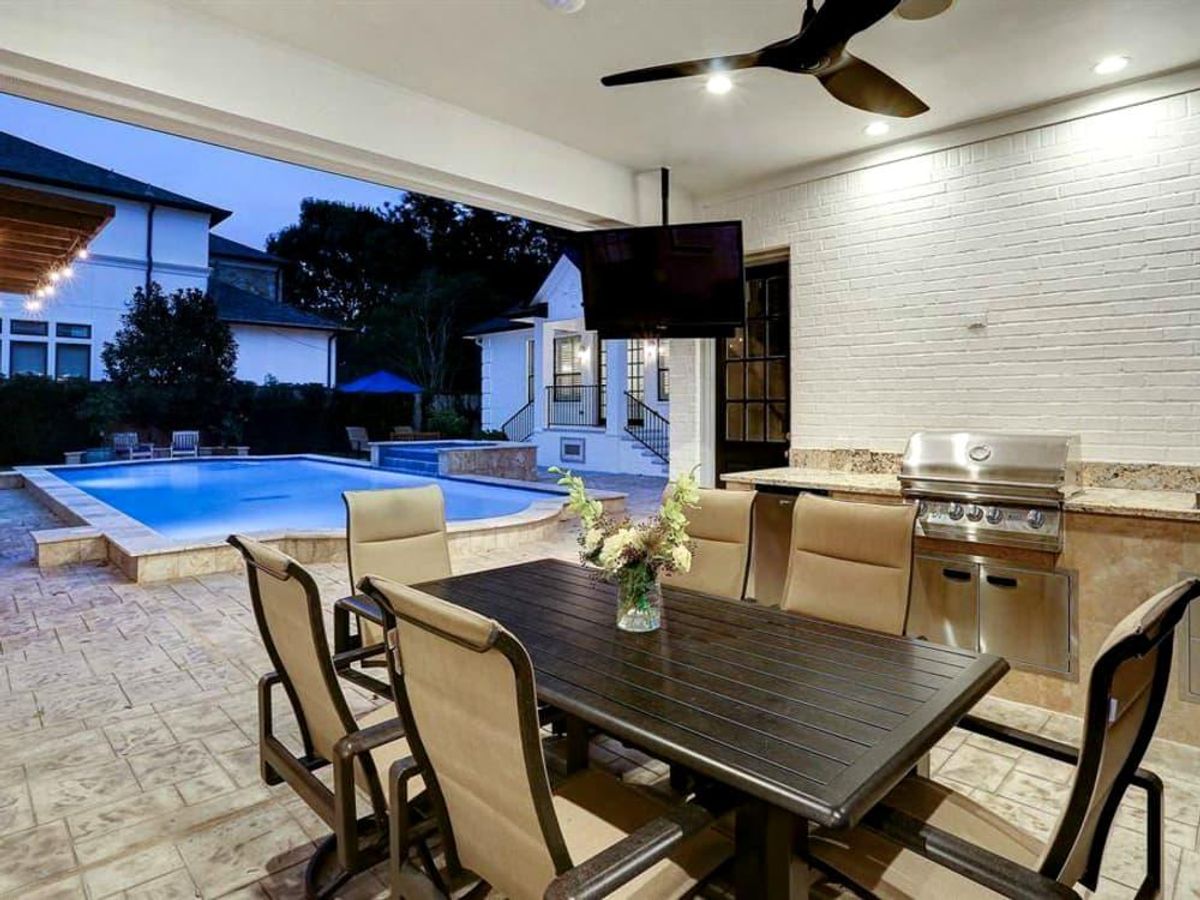 A new outdoor kitchen is ideal for outdoor entertaining. CultureMap