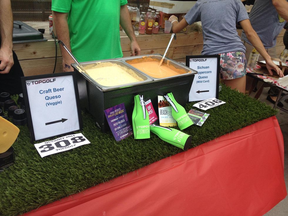 Top Golf queso at Quesoff IV at mohawk