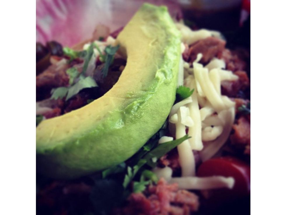 Torchy's Tacos avocado on corn tortilla