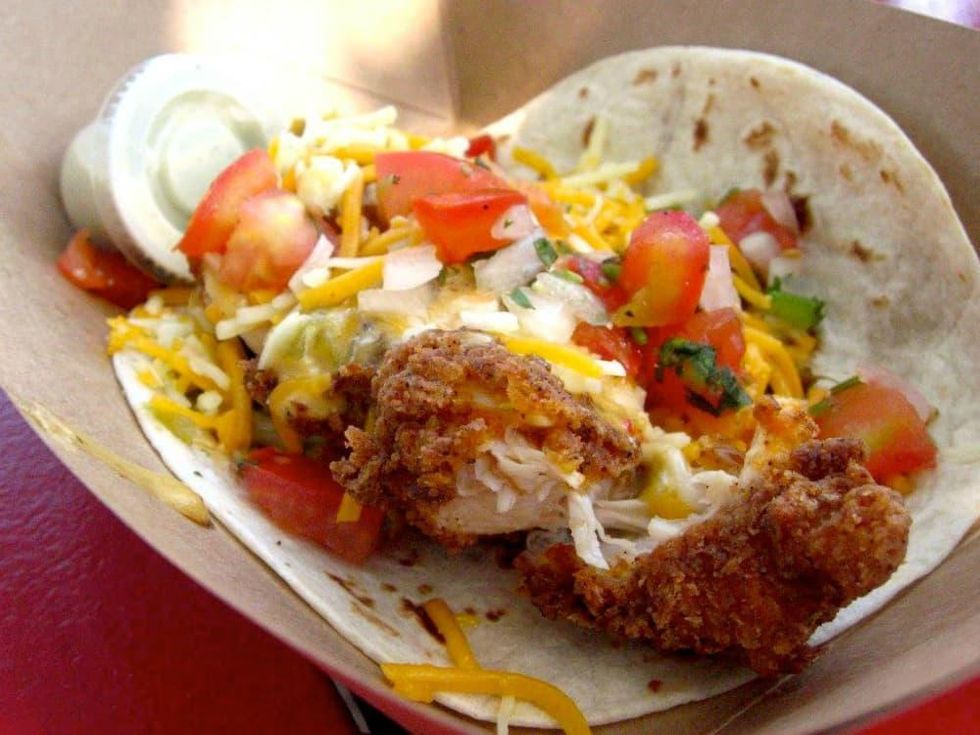 Torchy's Tacos Trailer Park Tasry with queso