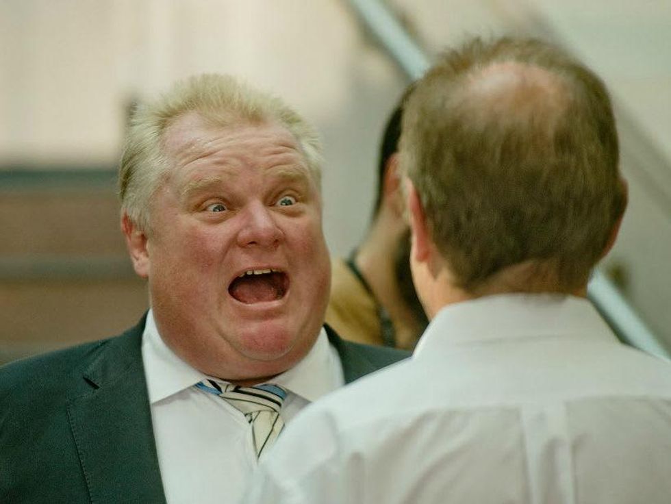 Toronto mayor Rob Ford