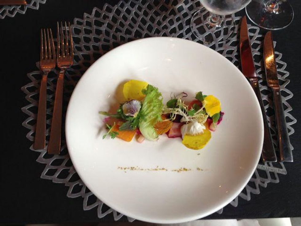 Trace - Beet Salad with Goat Cheese Mousse