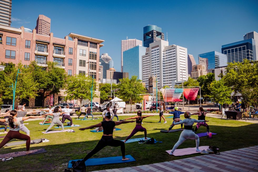 Trebly Park Houston yoga
