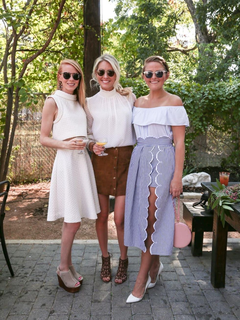 Tribeza Style Brunch 2015 at Justine's Brasserie Caroline Gaines Kristen Kilpatrick Suzanne Negley