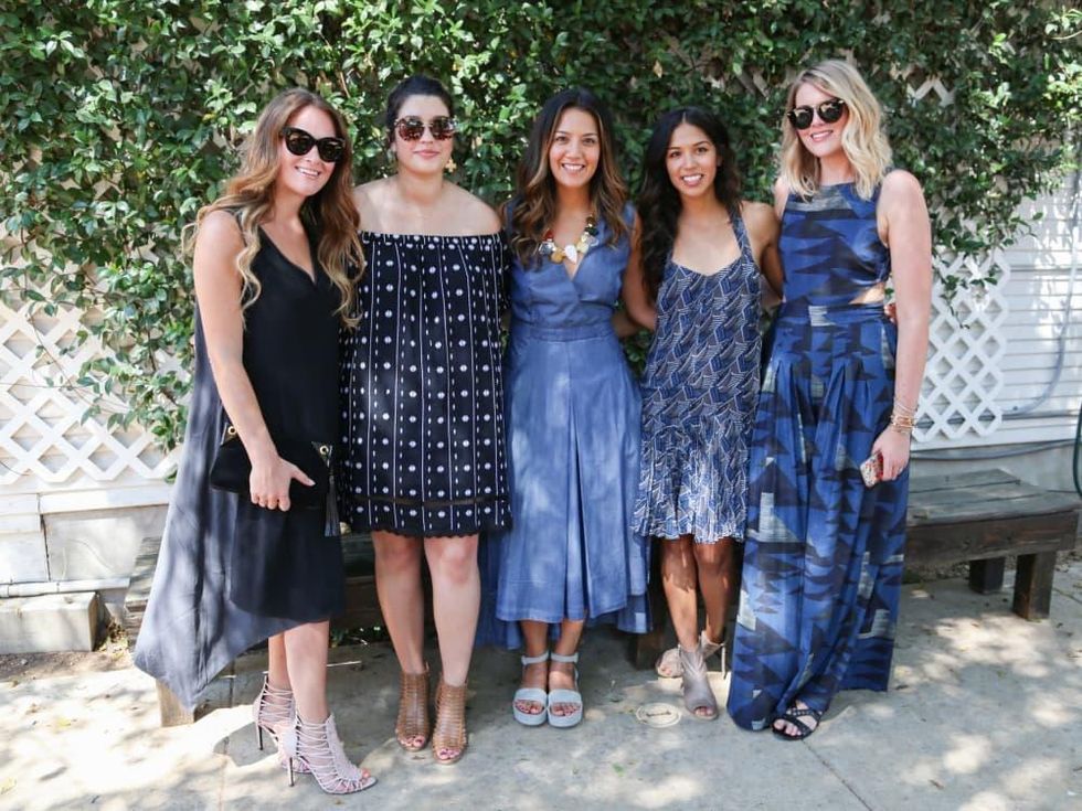 Tribeza Style Brunch 2015 at Justine's Brasserie Kaleigh Wiese Kristen Stoddard Sara Facundo Cristina Facundo Michelle Pimm