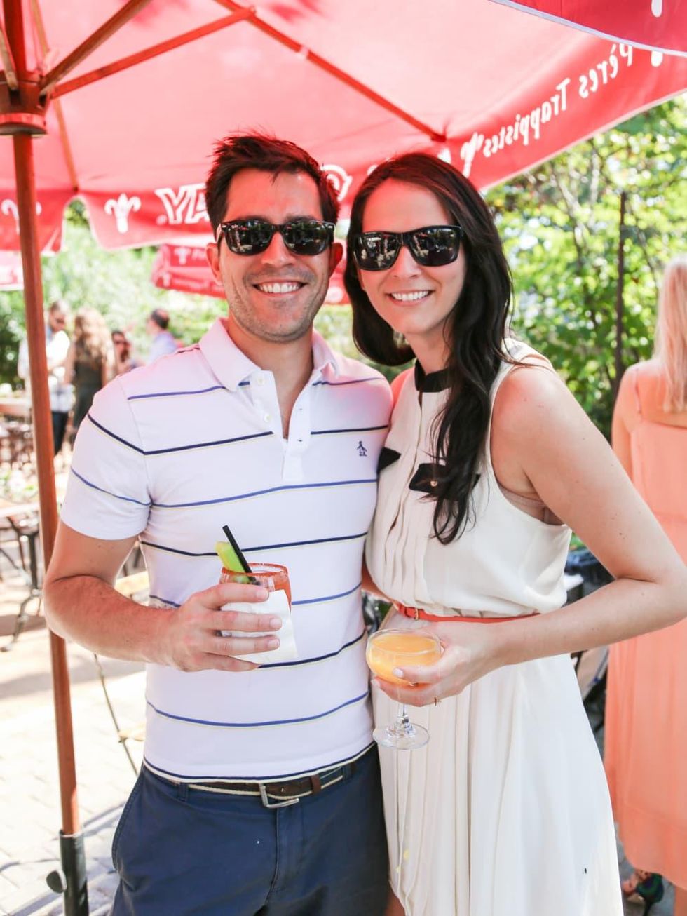 Tribeza Style Brunch 2015 at Justine's Brasserie Matthew Heagerty Jessica Lokaj