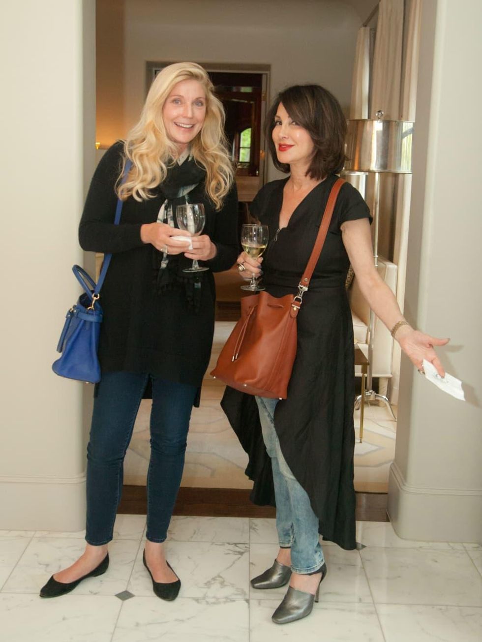 Tribute Goods party, April 2014, Gemma Cunningham, Eve Michaels
