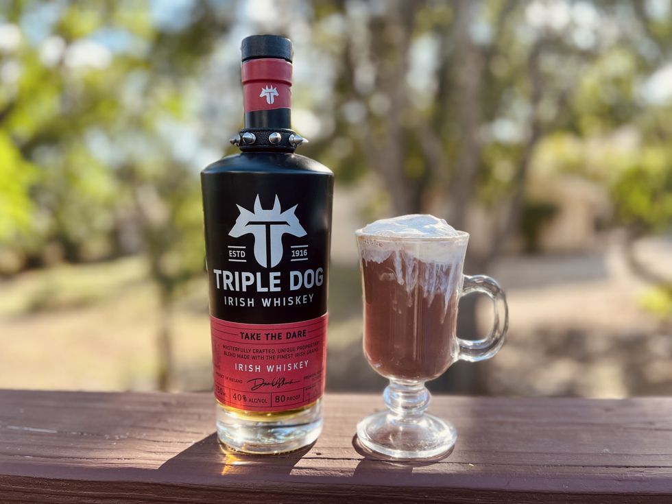 Triple Dog Irish Whiskey, Triple Dog Irish Coffee recipe