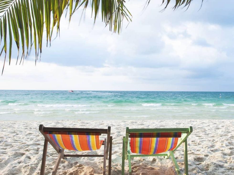 tropical beach ocean