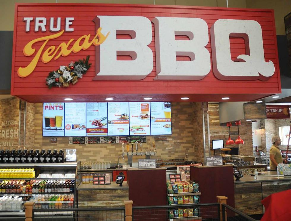 True Texas BBQ sign