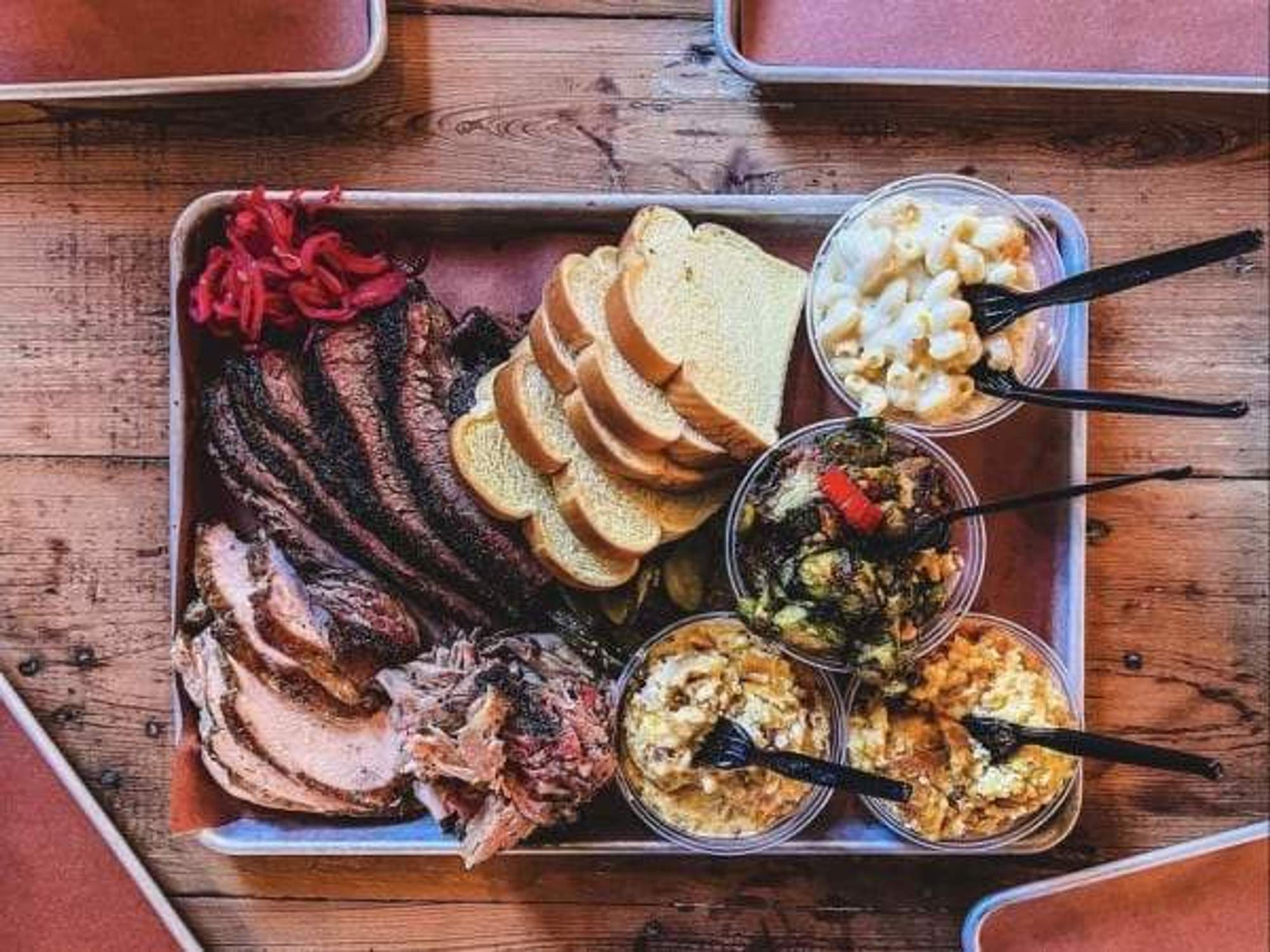 Truth BBQ tray