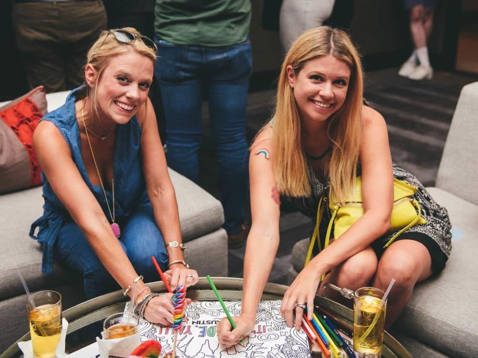 Turn it Up for Change Human Rights Campaign W Austin hotel Austin Pride 2016 Sarah Vega Erin Gouldie