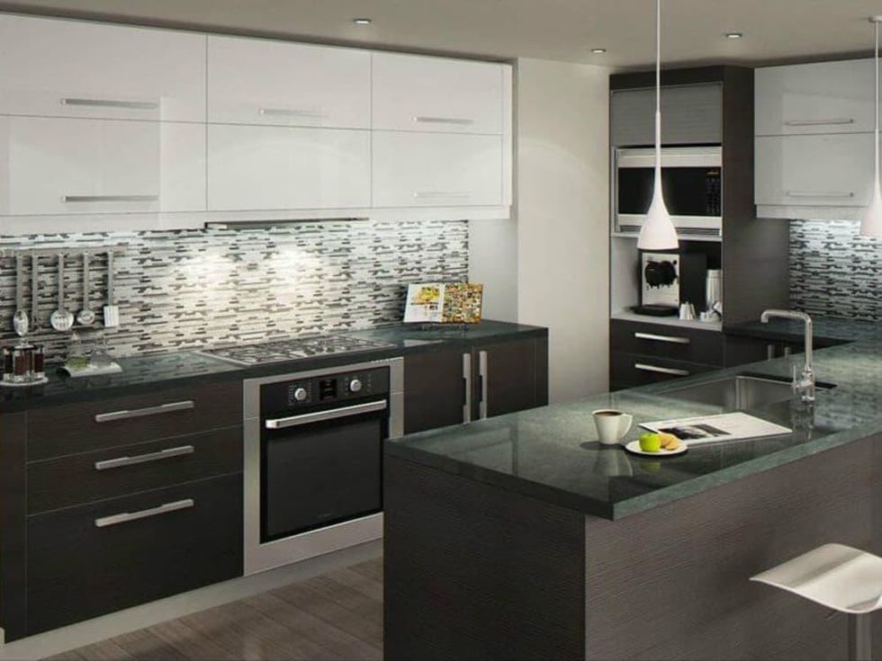 Tuxedo Kitchen Cabinets