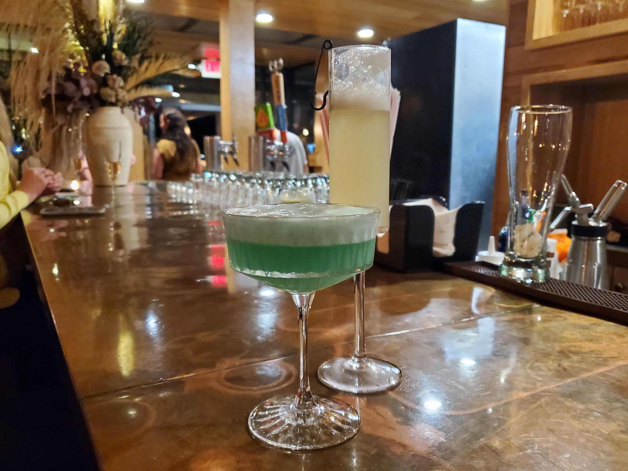 Two cocktails at Rosé Gosé