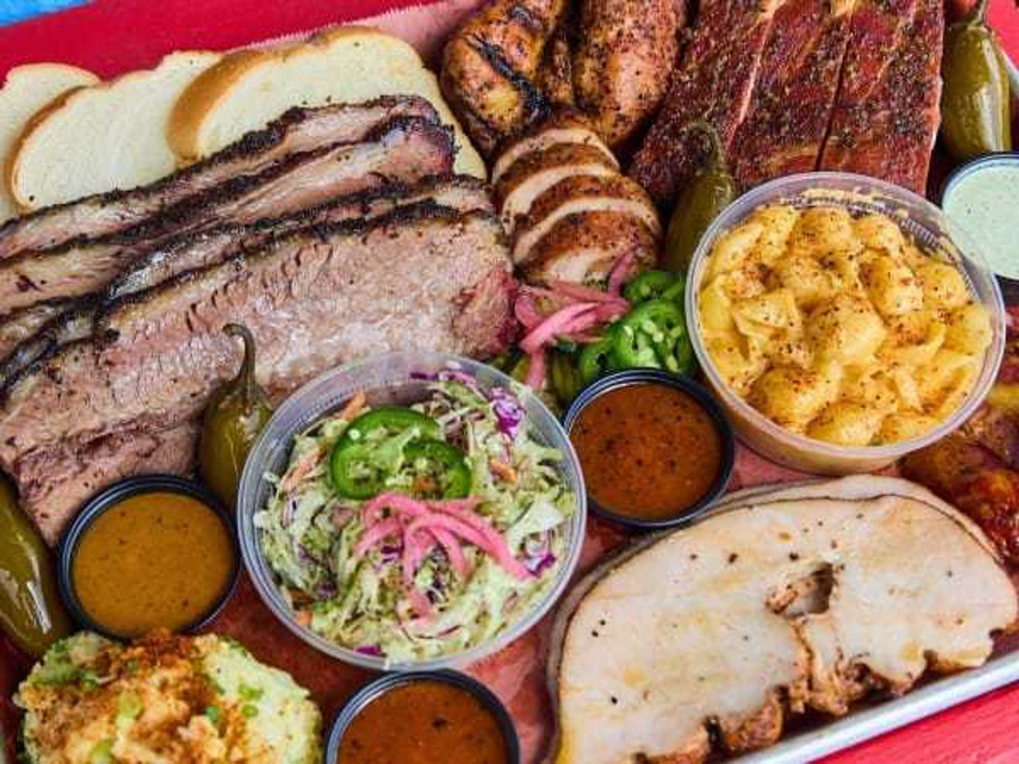 Two Goose Market & Barbecue tray