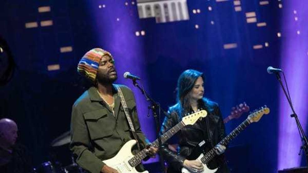 \u200bGary Clark Jr. playing on Austin City Limits