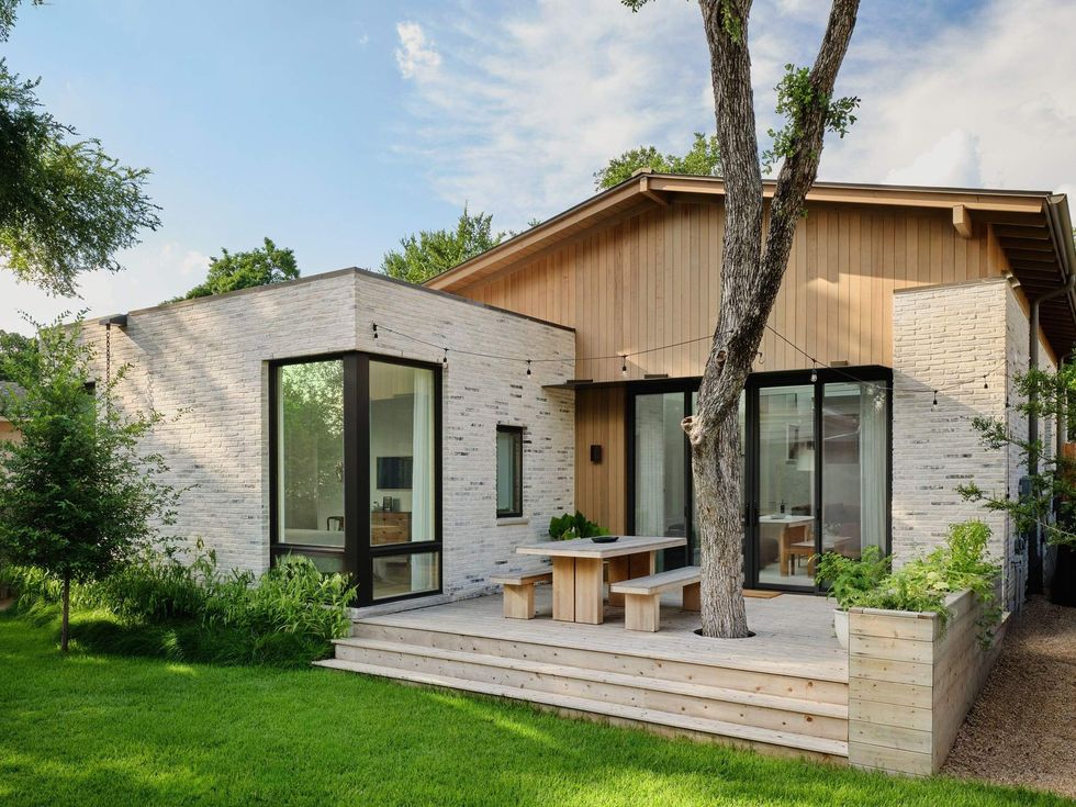 \u200bHunt Architecture's Bryker Woods home - exterior view