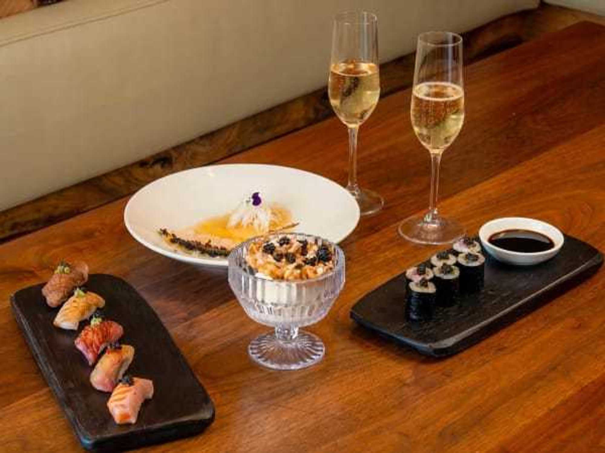 Uchi, Uchiko, and Uchiba caviar and pearls