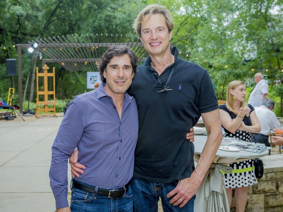 Umlauf Sculpture Garden and Museum Garden Party 2016 David Garza Dr. John Hogg